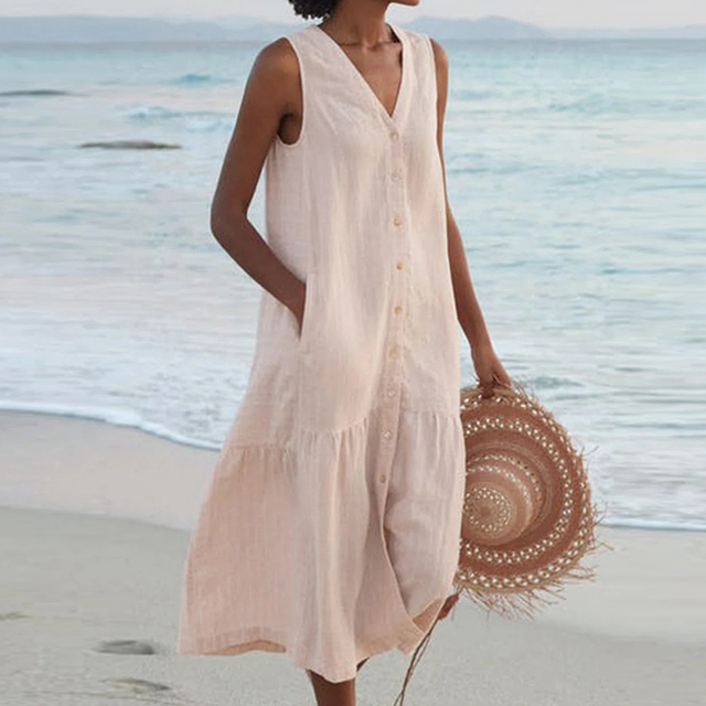Harmony - Dress with V-Neck