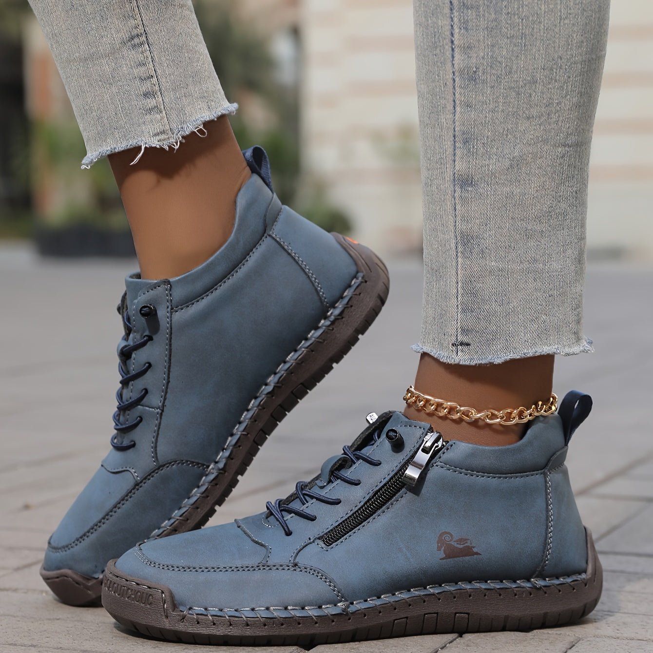Grace - Zip-Up Orthopedic Shoes