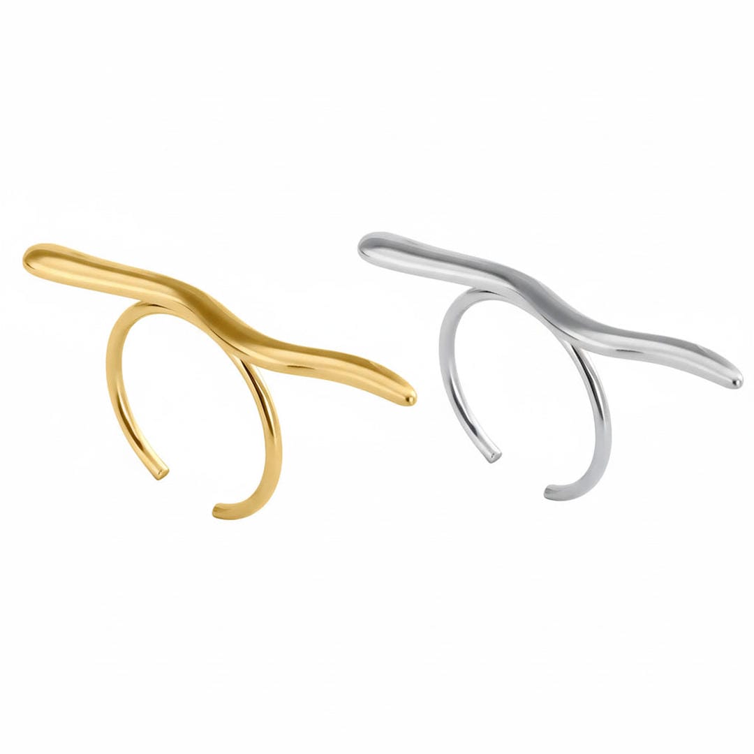Minimalist Golden Twig Ring