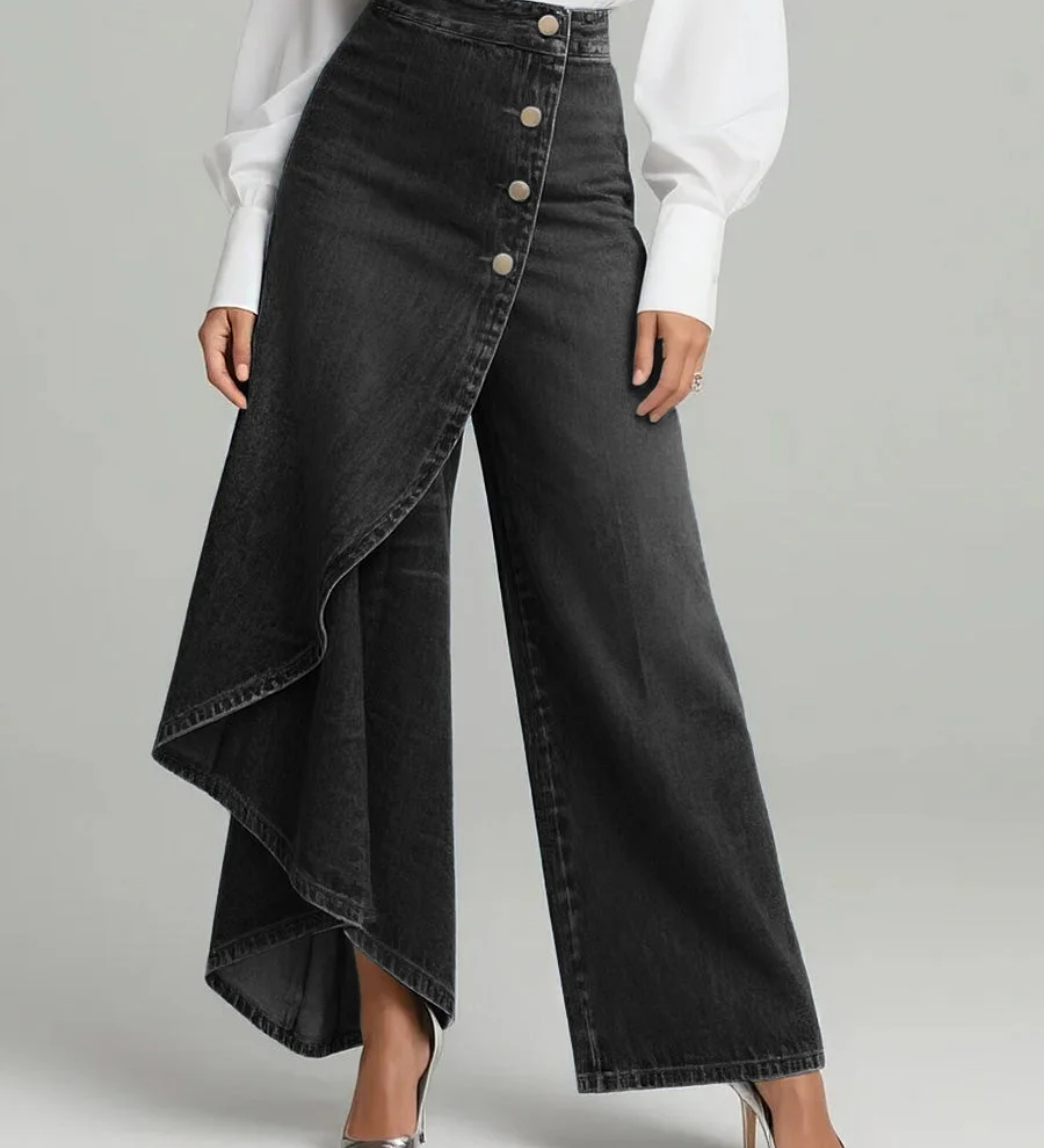 Gabrielle - Wrap Denim Pants