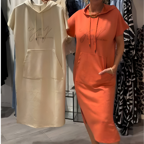 Gabriella - Casual Hoodie Dress