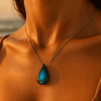 Lagoon Necklace In Labradorite