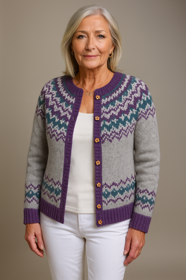 Jennifer - Vintage Icelandic Cardigan