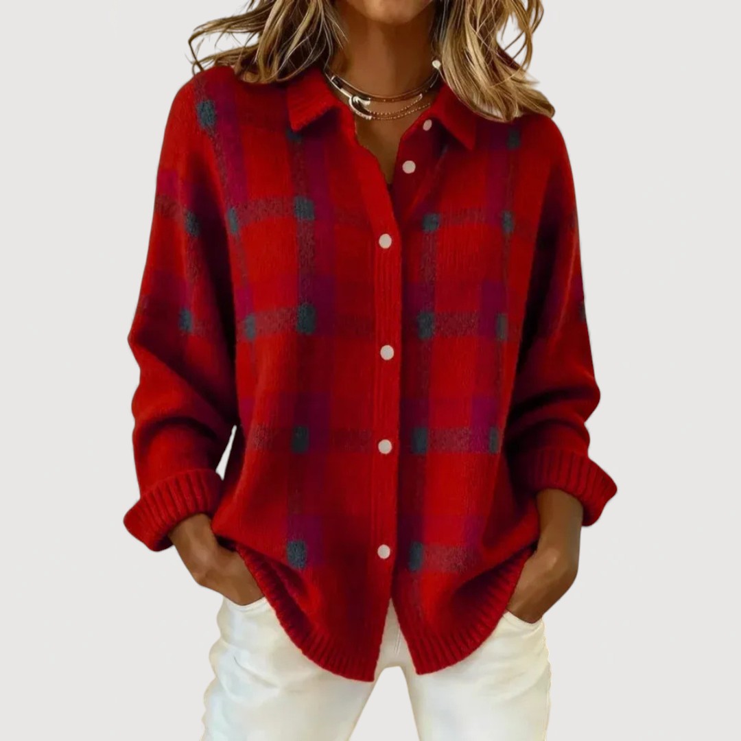 Josie – Cozy Knit Shirt for Cold-Day Comfort
