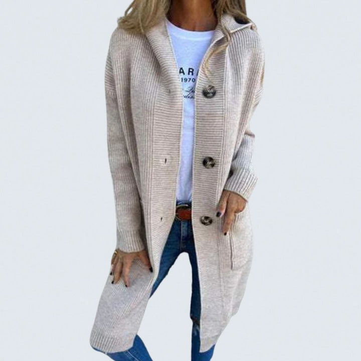 Jenna - Cozy Hooded Cardigan