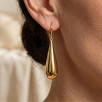 Lavish Long Teardrop Earrings