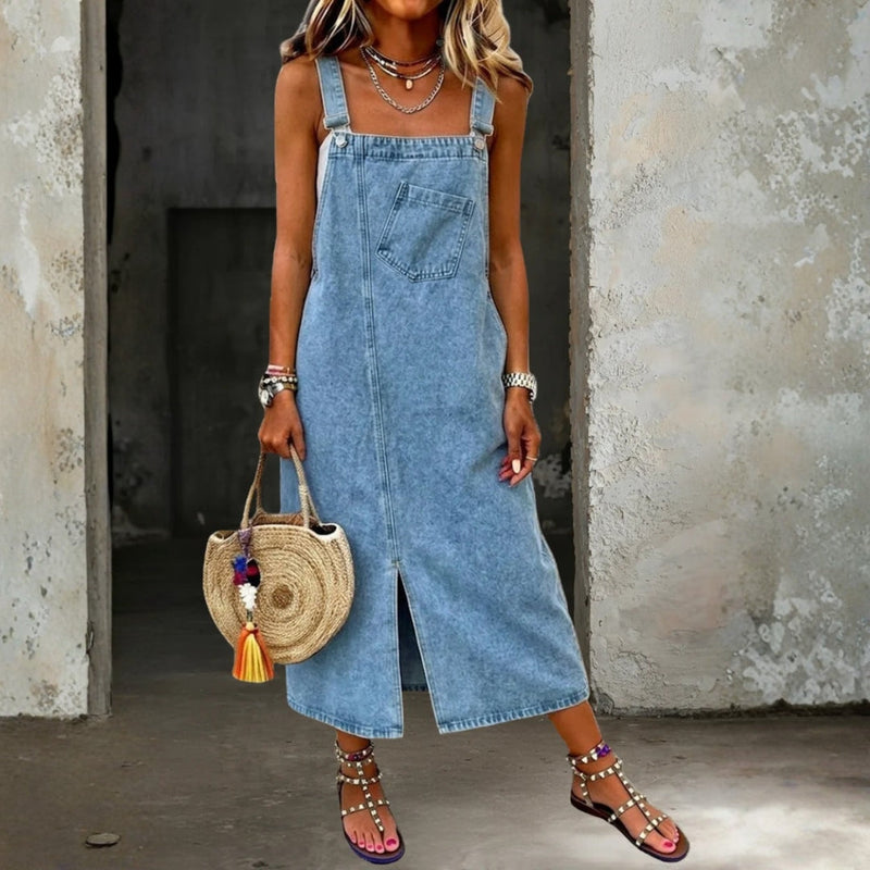Harper - Casual Denim Sweater Dress