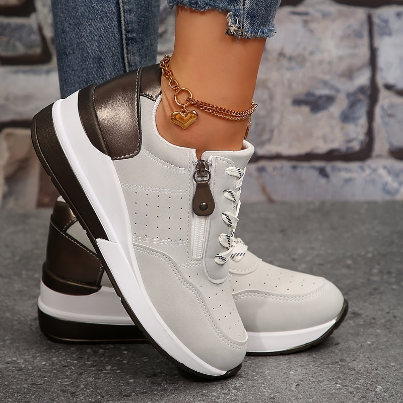 Adalynn - Zip-Up Orthopedic Sneakers