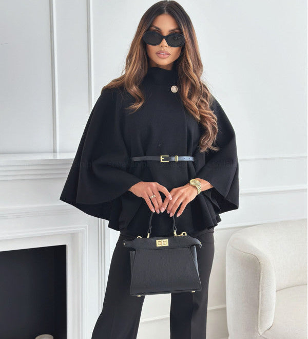 Aline - Papillon Coat with Belt