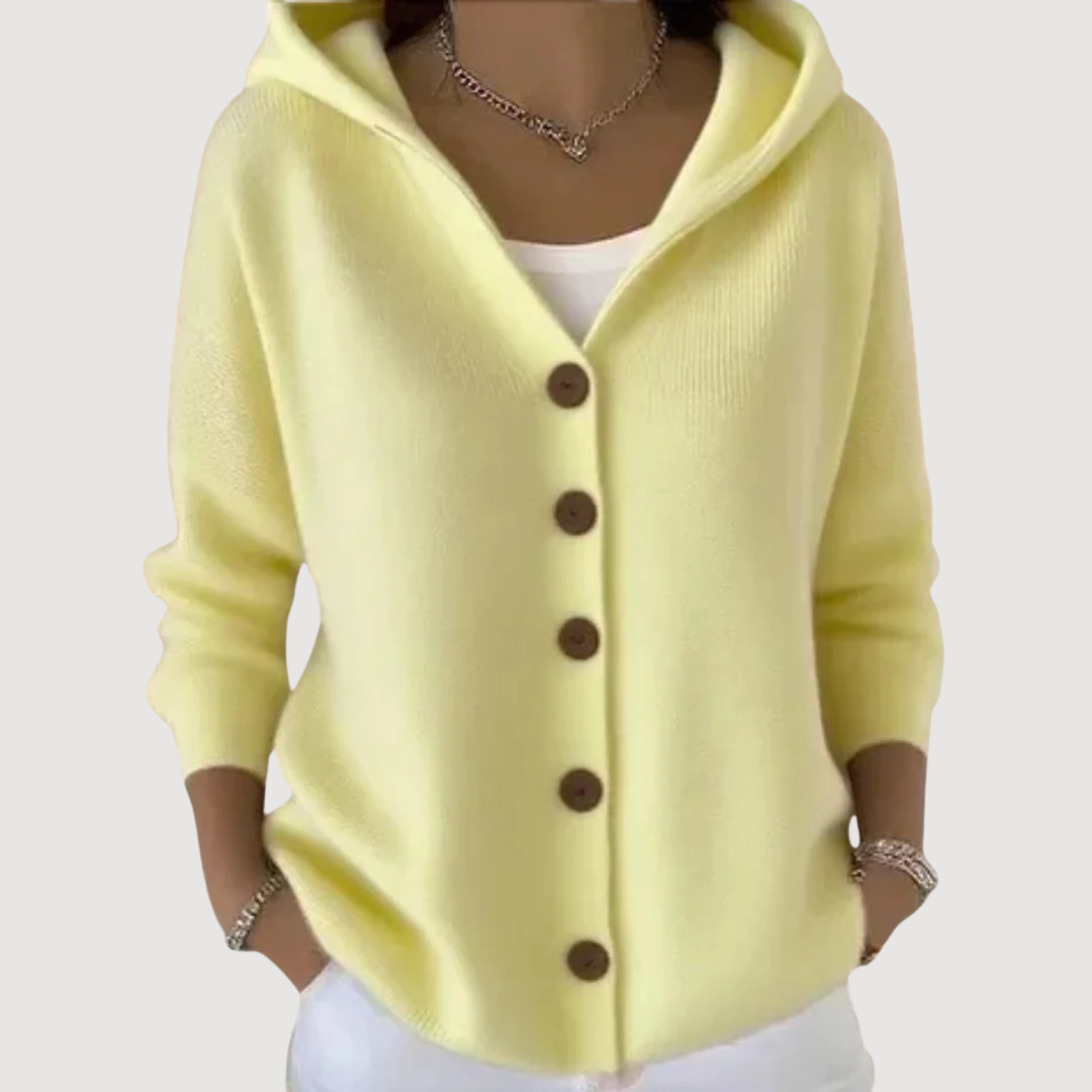 ELAINE – CUTE HOODED CARDIGAN