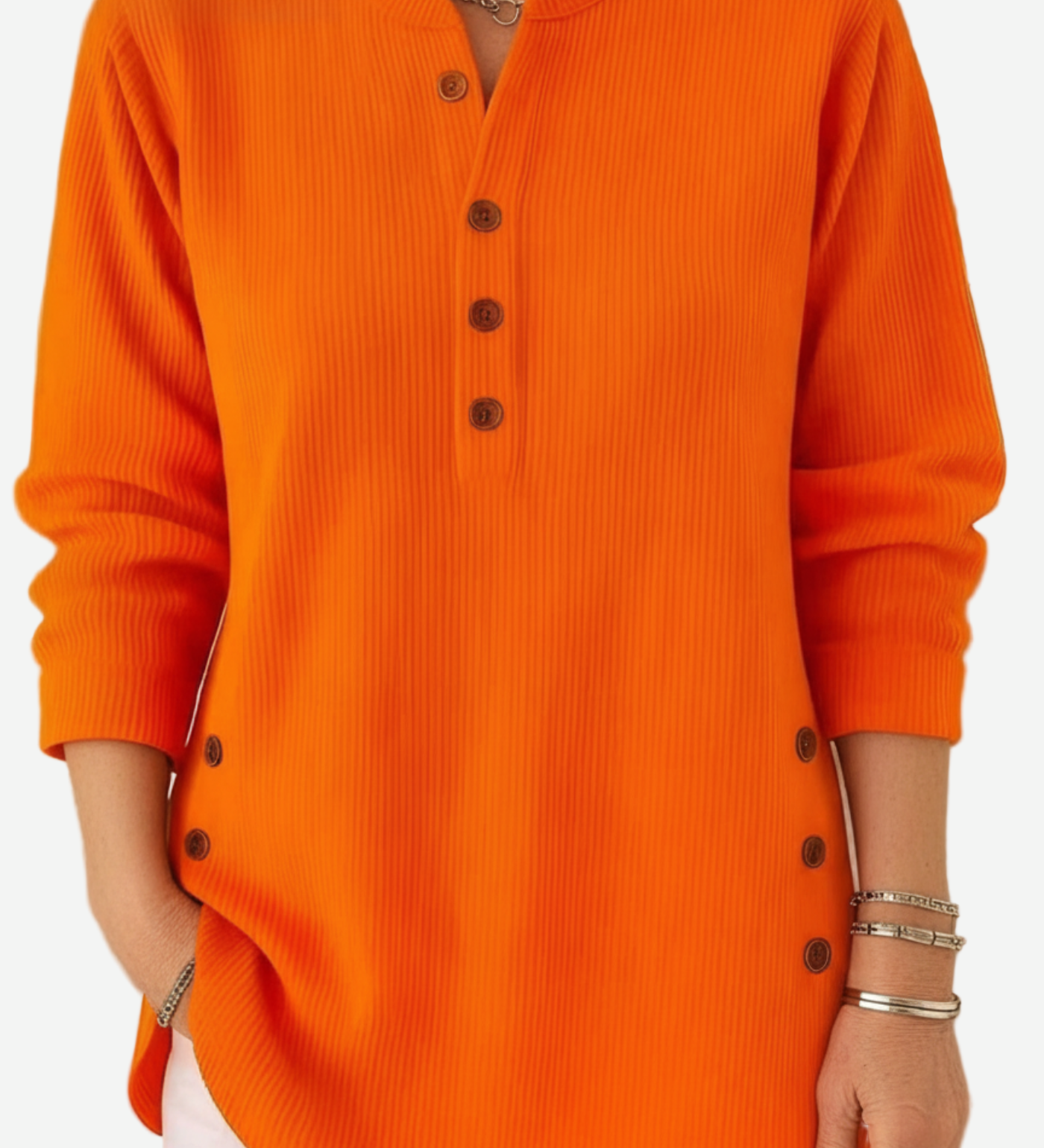 Kylie – Long Sleeve Solid Knit Sweater