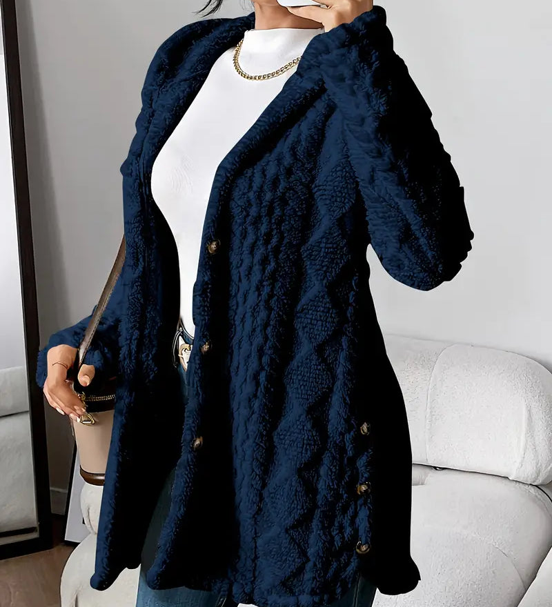 Sara - Fleece Hooded Coat