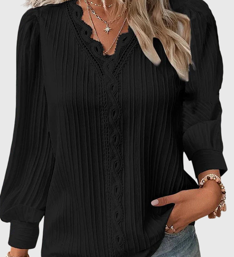 Ruby - Elegant Pullover Blouse