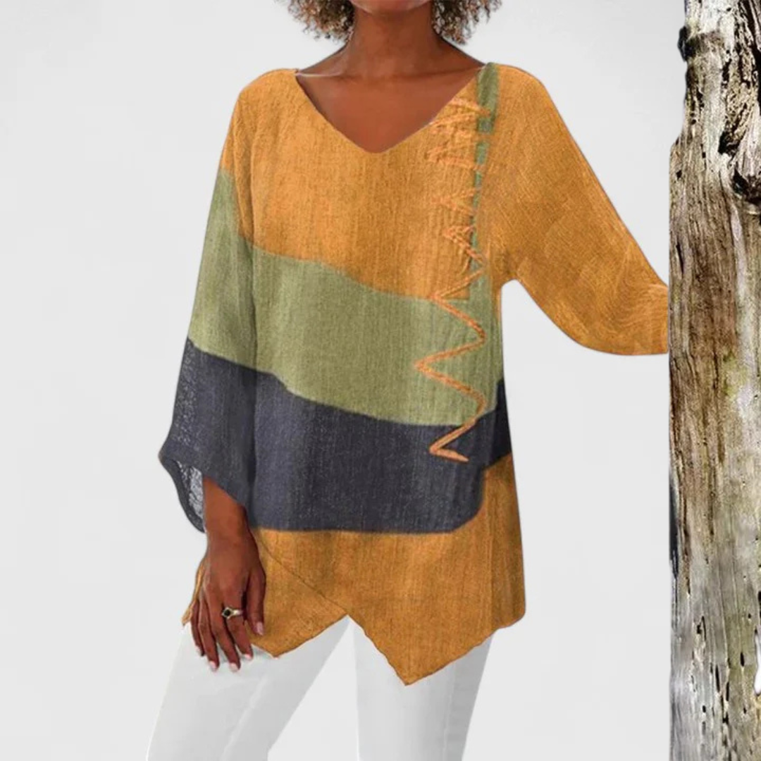 Maria - Sophisticated V-Neck Tunic
