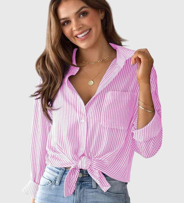 Aria - Collared Neck Shirt