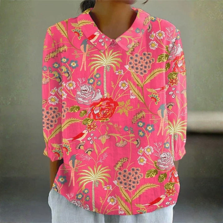 Laura - Tropical Garden Blouse