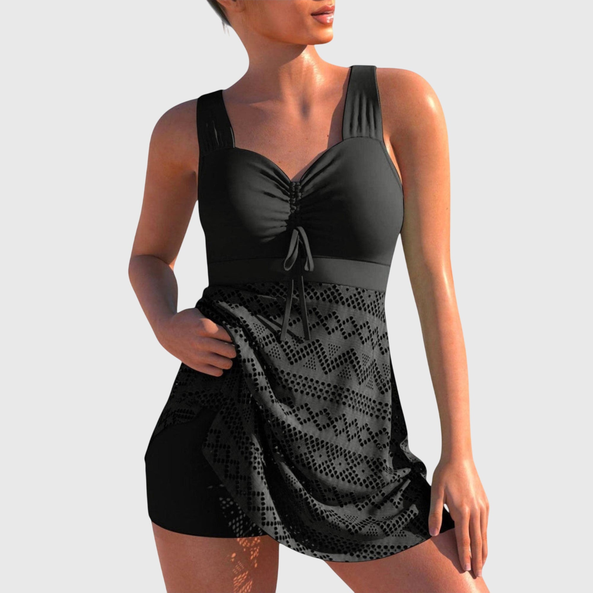 Patricia - Two-Piece Swimsuit with Skirt