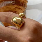 Minimalist Gold Flow Ring