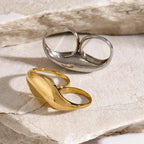 Timeless Gold Double Ring