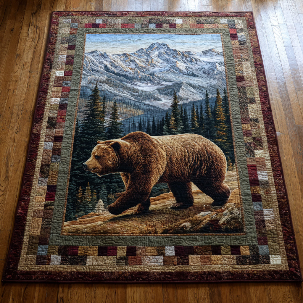 Alpine Bear Spirit Area Rug NCU0HH1510