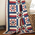 American Patchwork Quilted Blanket NCU0TH570