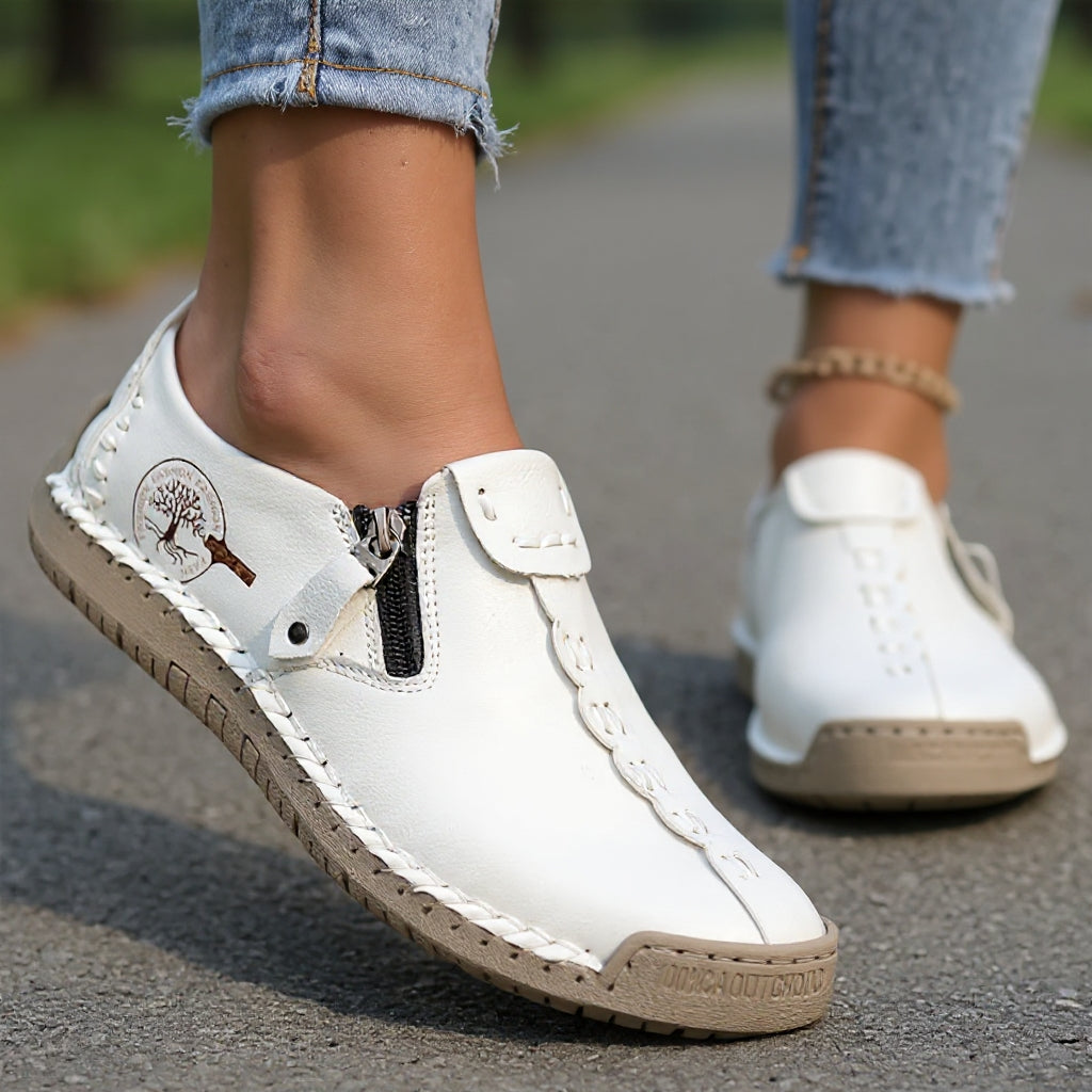 Rebecca - Comfort Sneakers with Zipper