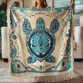 Ancient Swimmer Woven Sofa Blanket NCU0PT4940