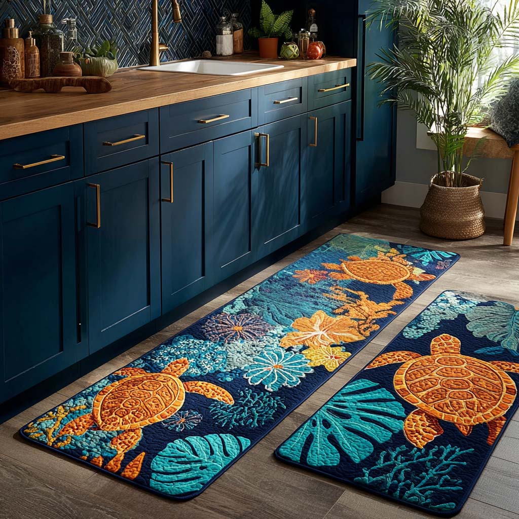 Aqua Life Kitchen Area Rug NCU0NT11120