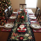 Arctic Glow Quilted Table Runner NCU0NT634