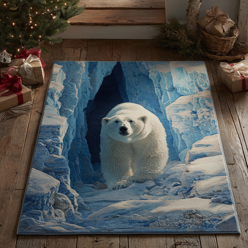 Arctic Bear Glow Area Rug NCU0HH1511