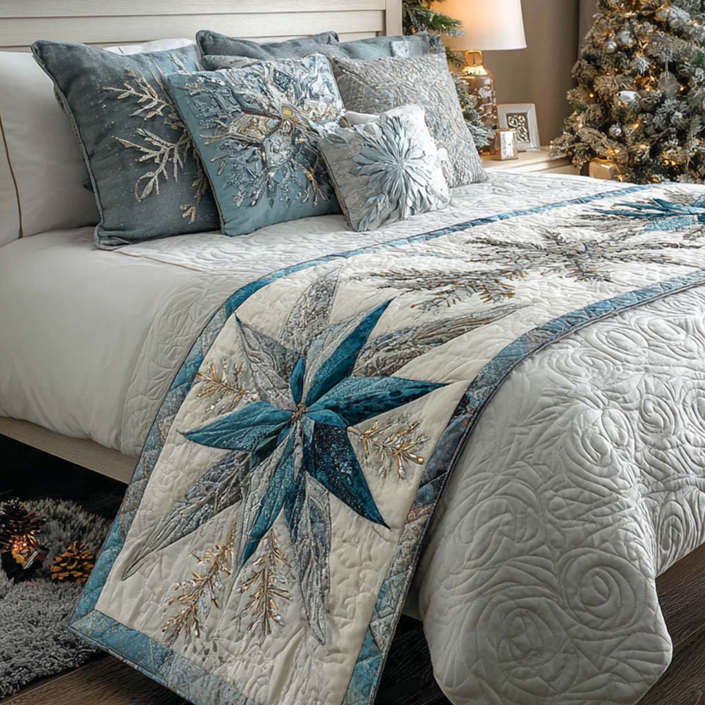 Arctic Star Quilted Bed Runner NCU0XD788
