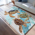 Beach Turtle Area Rug NCU0NT10052