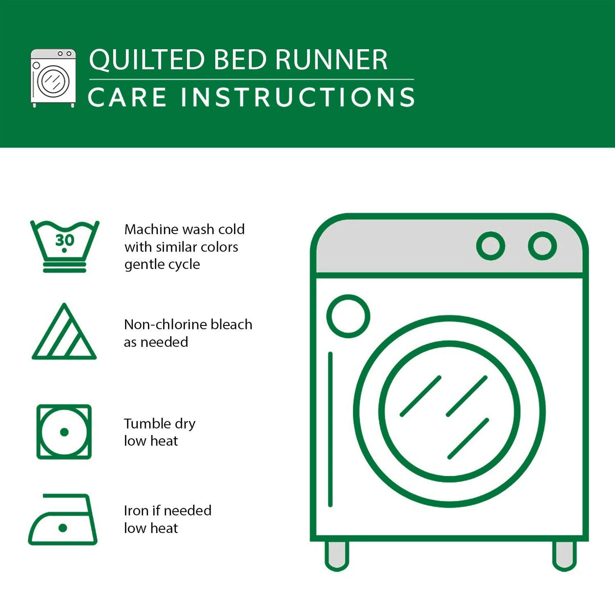 Festive Pines Quilted Bed Runner NCU0DV7559
