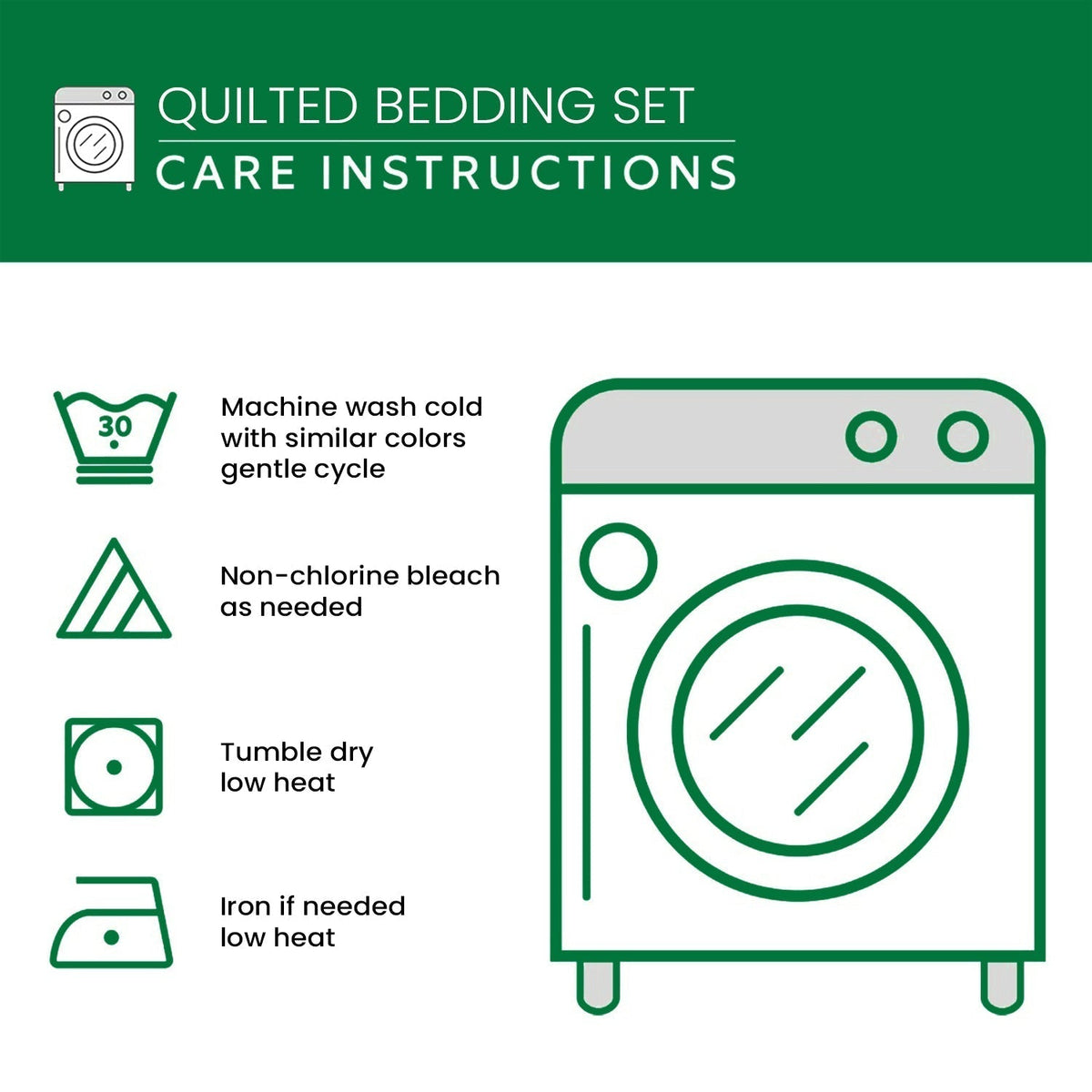 Obsidian Wyrm 3-Piece Quilted Bedding Set NCU0DV2505