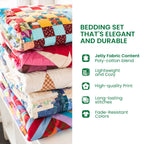 Moose Charm 3-Piece Quilted Bedding Set NCU0DV2767