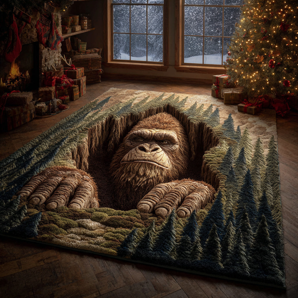 Bigfoot Abyss Presence Area Rug NCU0HH1556