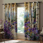 Birch Meadow Quilted Curtains NCU0NT11275