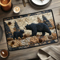 Black Bear Family Quilted Place Mat NCU0DV4309
