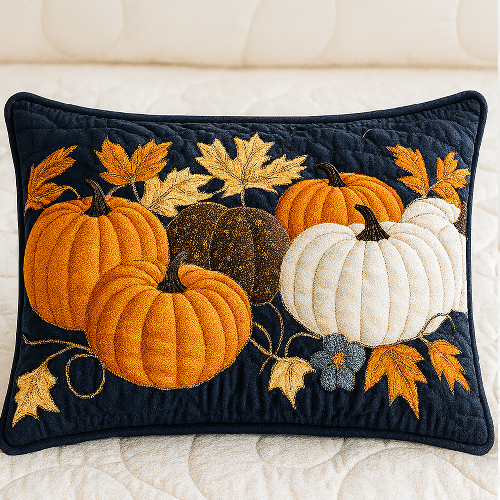 Blessed Pumpkin Days Quilted Bedding Pillow Case NCU0NT8864