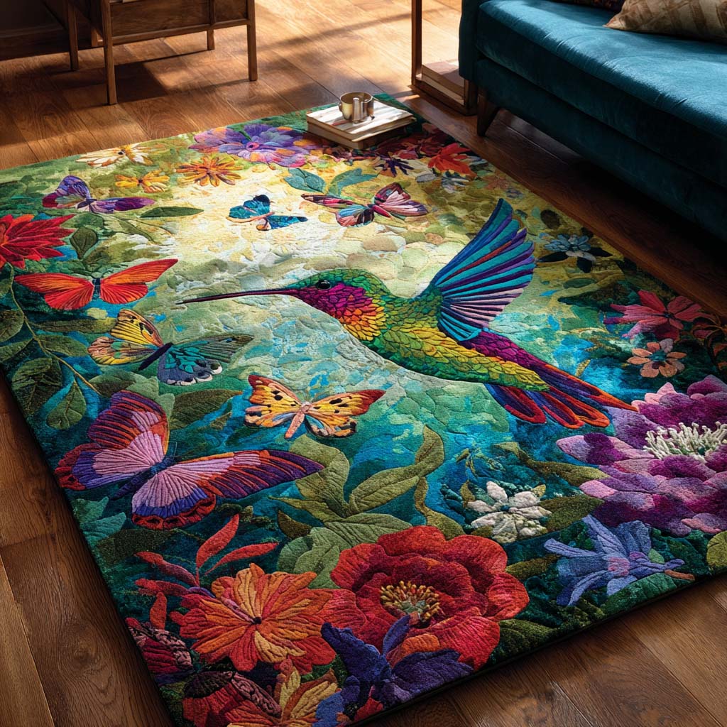 Bloom Hummingbird Area Rug NCU0NT10064