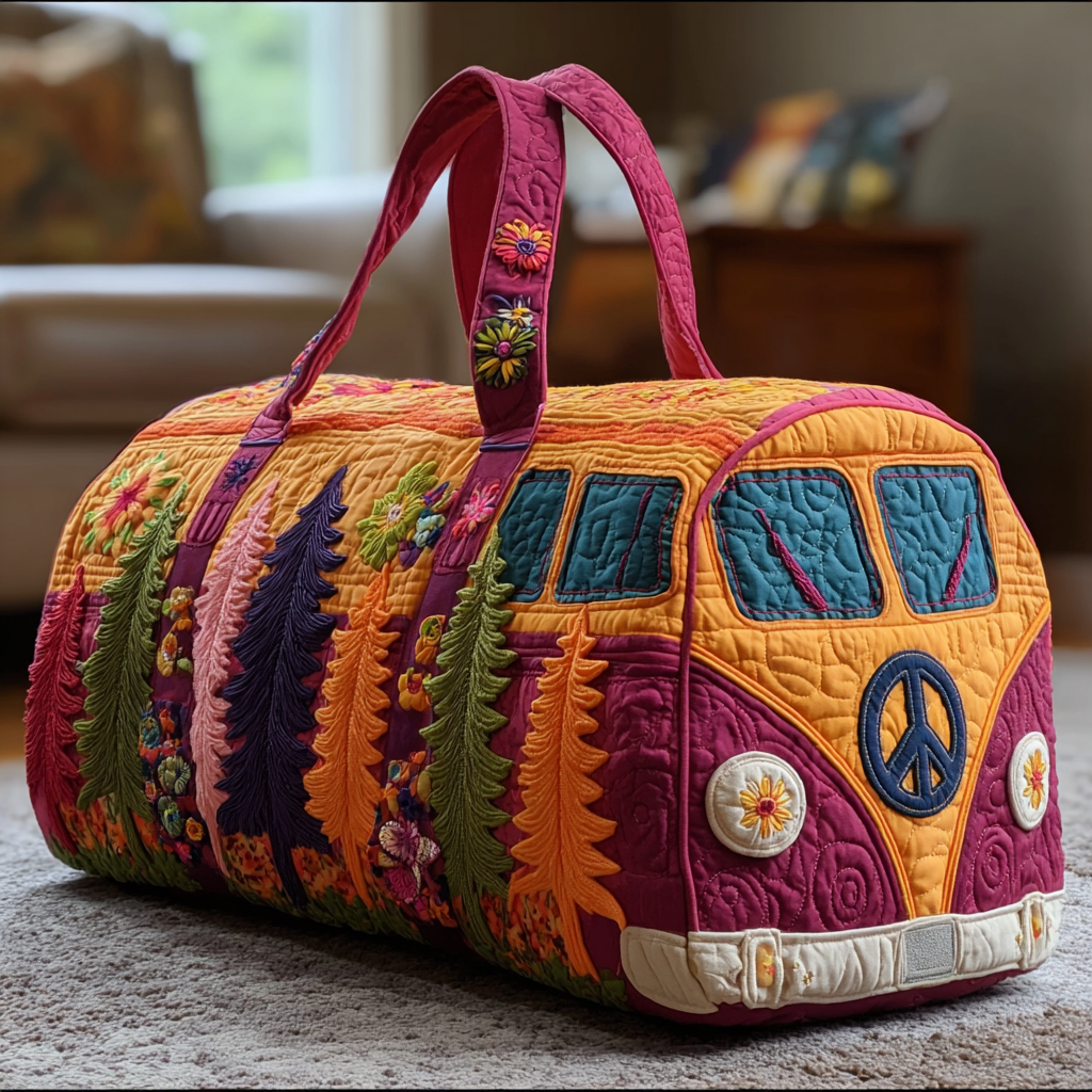 Padded Travel Bag - Floral Journey