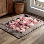 Blush Mini Patch Area Rug NCU0XD913