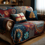 Boho Whispers Quilted Sofa Cover NCU0PT10052