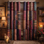 Bookish Charm Quilted Curtains NCU0DV9378