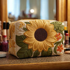 Bright Blossom Quilted Makeup Bag NCU0NT10227