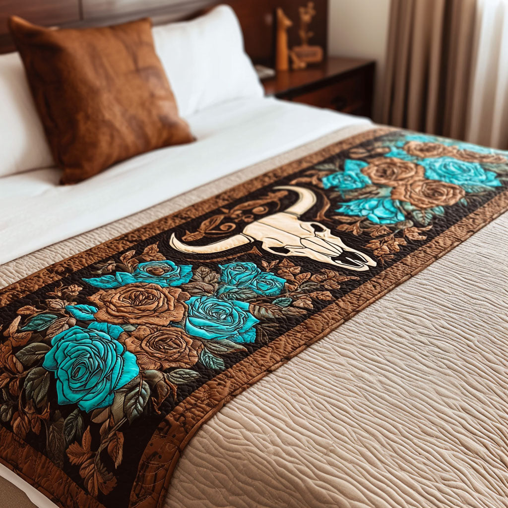 Bronco Spirit Quilted Bed Runner NCU0PT8648