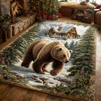 Brown Wanderer Area Rug NCU0TD1986