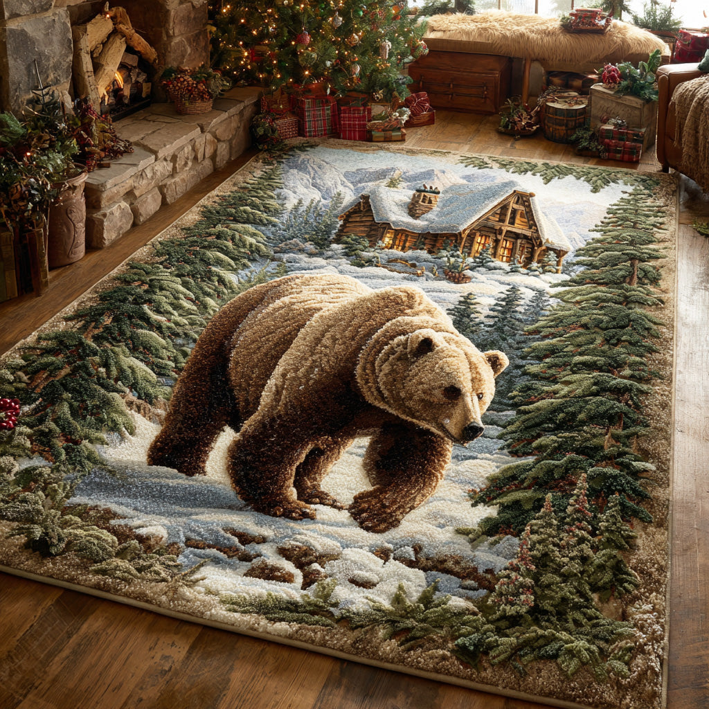 Brown Wanderer Area Rug NCU0TD1986