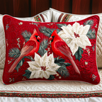 Cardinal Joy Quilted Bedding Pillow Case NCU0NT9784