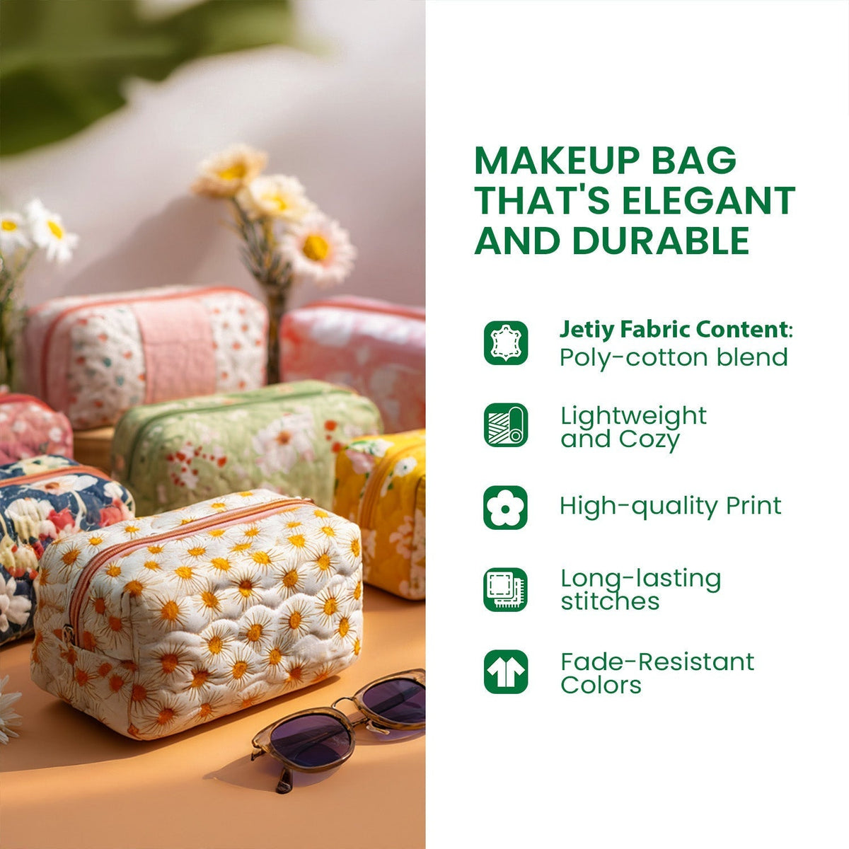 Chicken Comfort Quilted Makeup Bag NCU0NT10535
